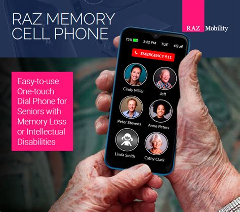 RAZ Memory Cell Phone for Seniors (Verizon, AT&T,。